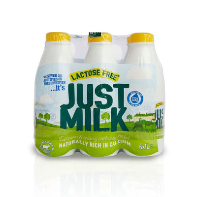 Candia Bare Melk Laktosefri Skummet UHT Melk 6 x 1L