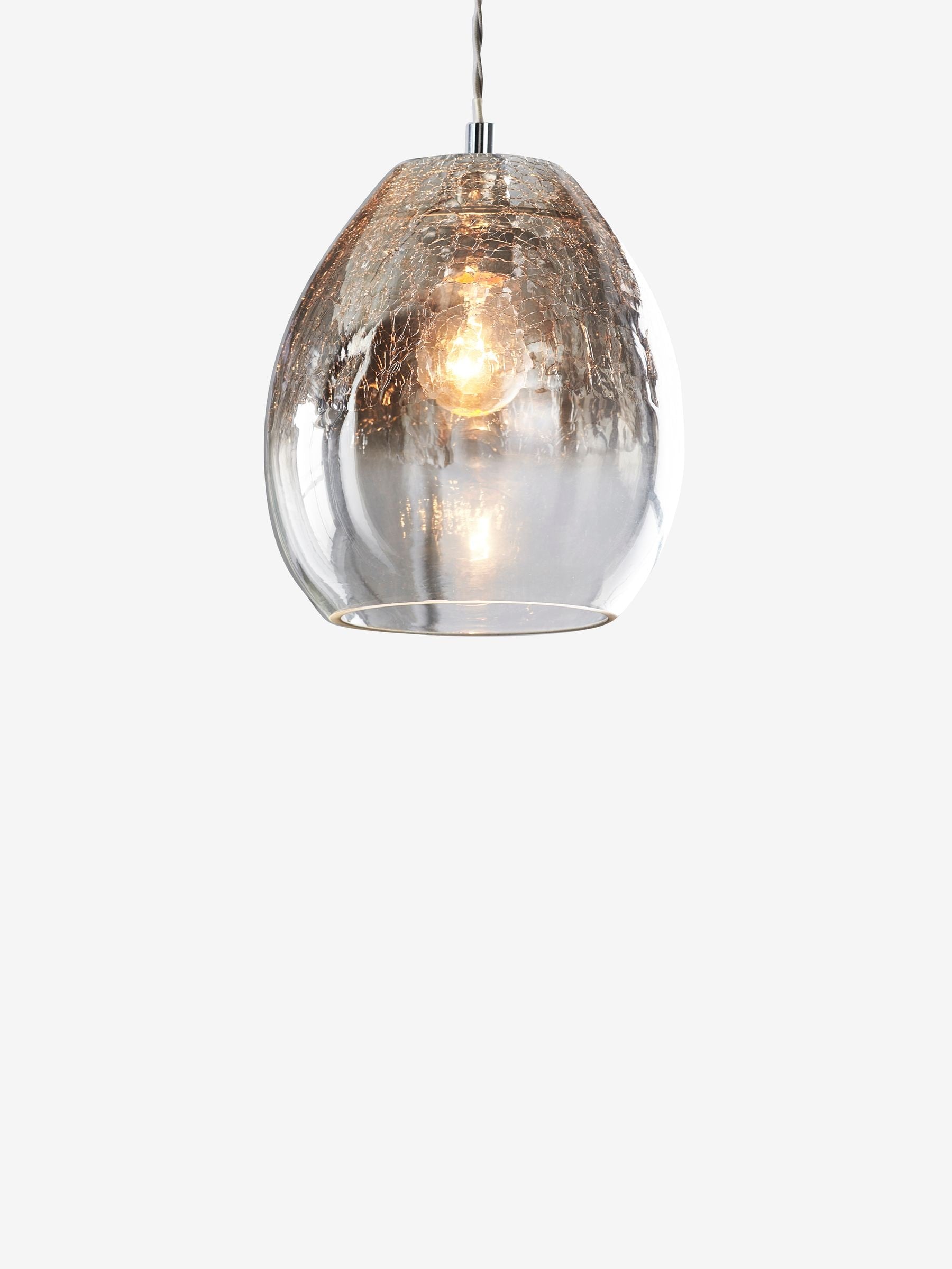 Next Smoke Grey Isla Ombre Lamp Shade, UK version