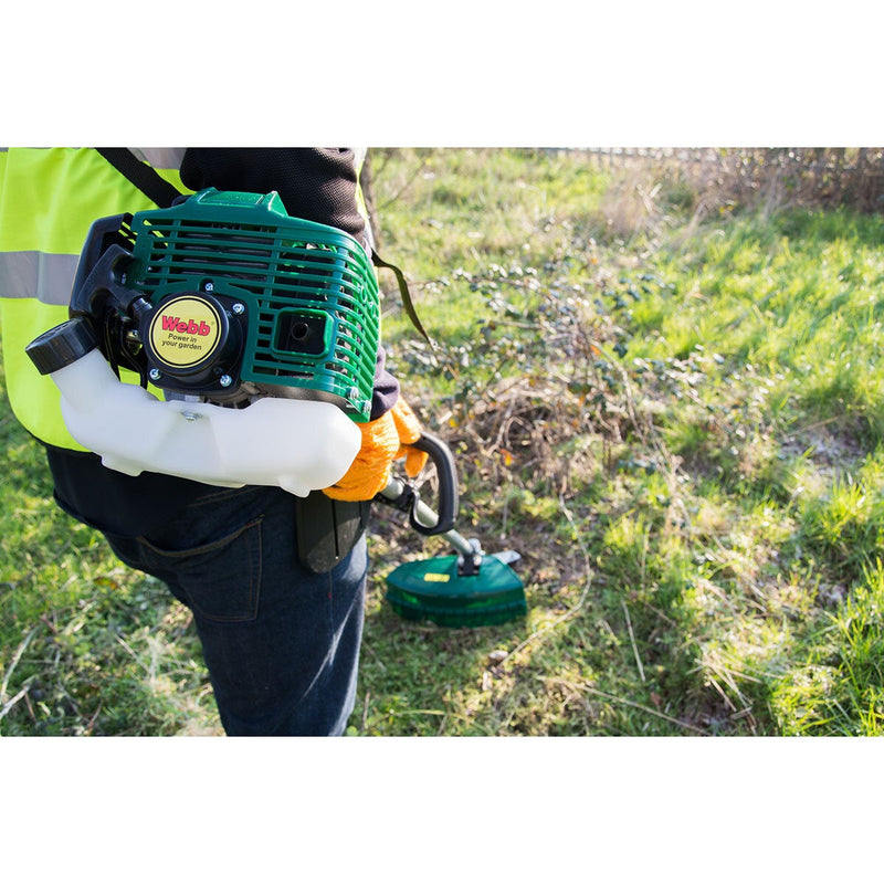 Webb 26cc petrol brushcutter 25cm - British product