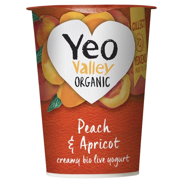 Yeo Valley Organic Peach & Apricot Yoghurt   450g GOODS M&S   