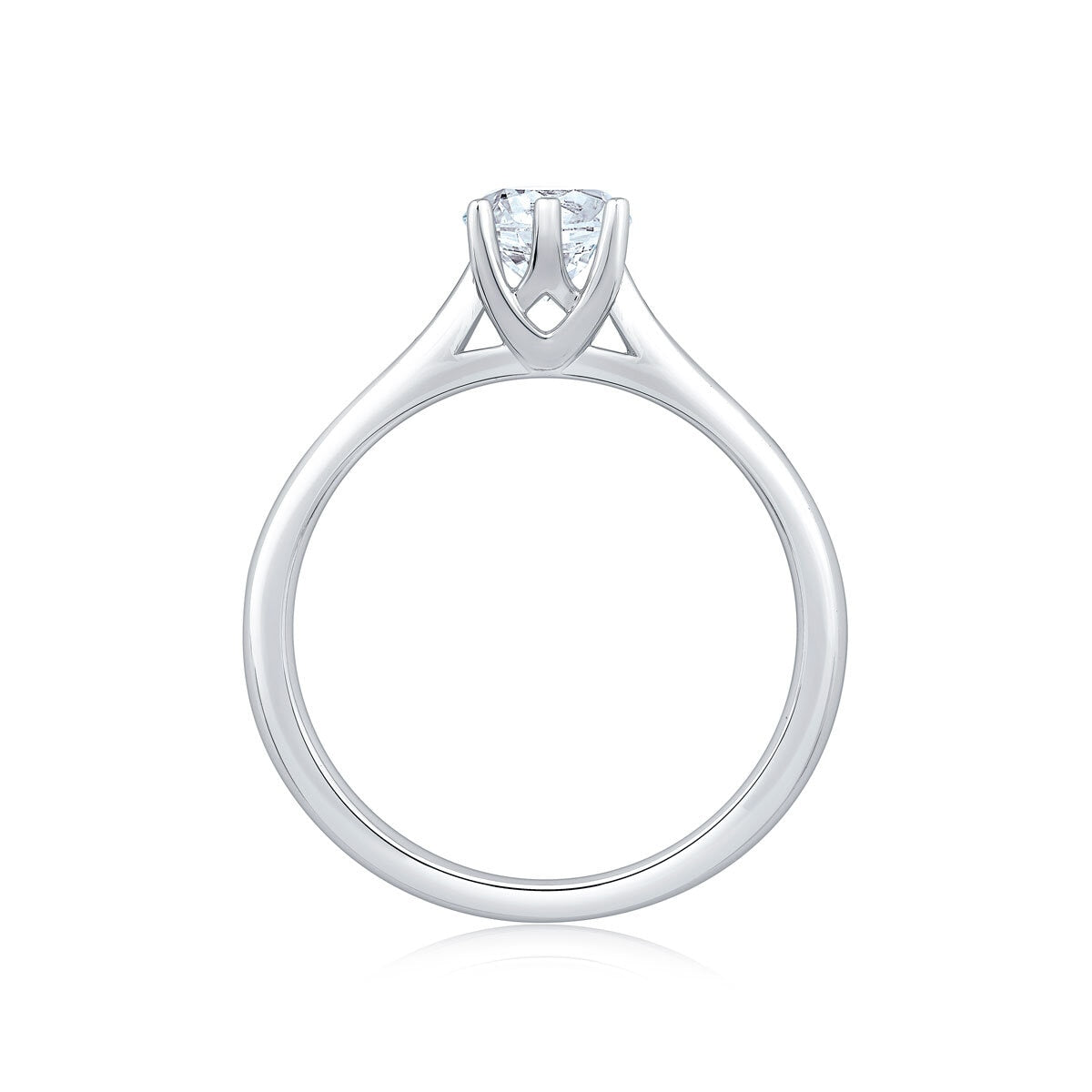 Costco Diamant Solitärring 0,50ct Brillant rund Größe N, UK-Version