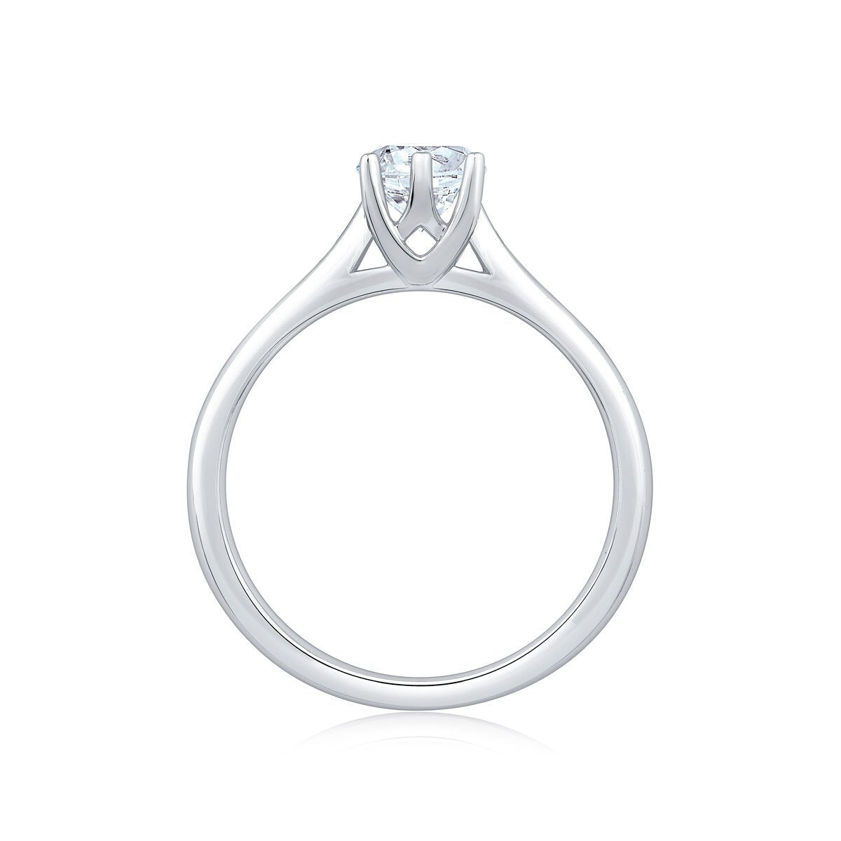 Costco diamond solitaire ring 0.50ct round brilliant size N, UK version