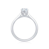 Costco diamond solitaire ring 0.50ct round brilliant size N, UK version