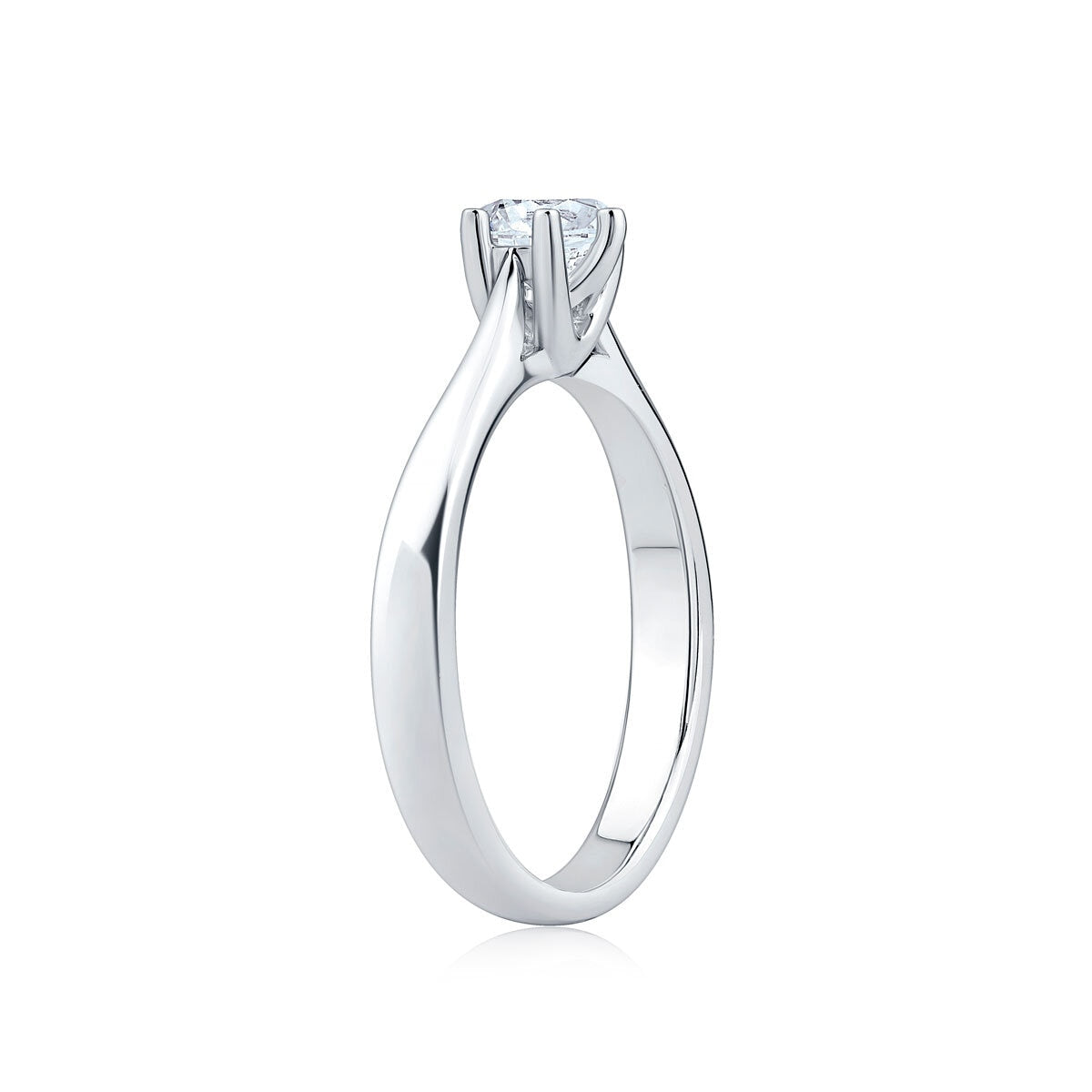 Costco Diamant Solitärring 0,50ct Brillant rund Größe N, UK-Version
