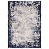 Asiatic Kuza border navy rug 200x290 cm, UK version
