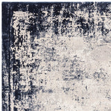 Asiatic Kuza border navy rug 200x290 cm, UK version