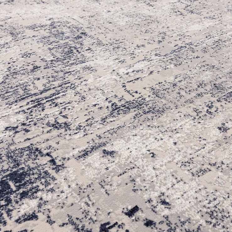 Asiatic Kuza border navy rug 200x290 cm, UK version