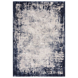 Asiatic Kuza border navy rug 200x290 cm, UK version