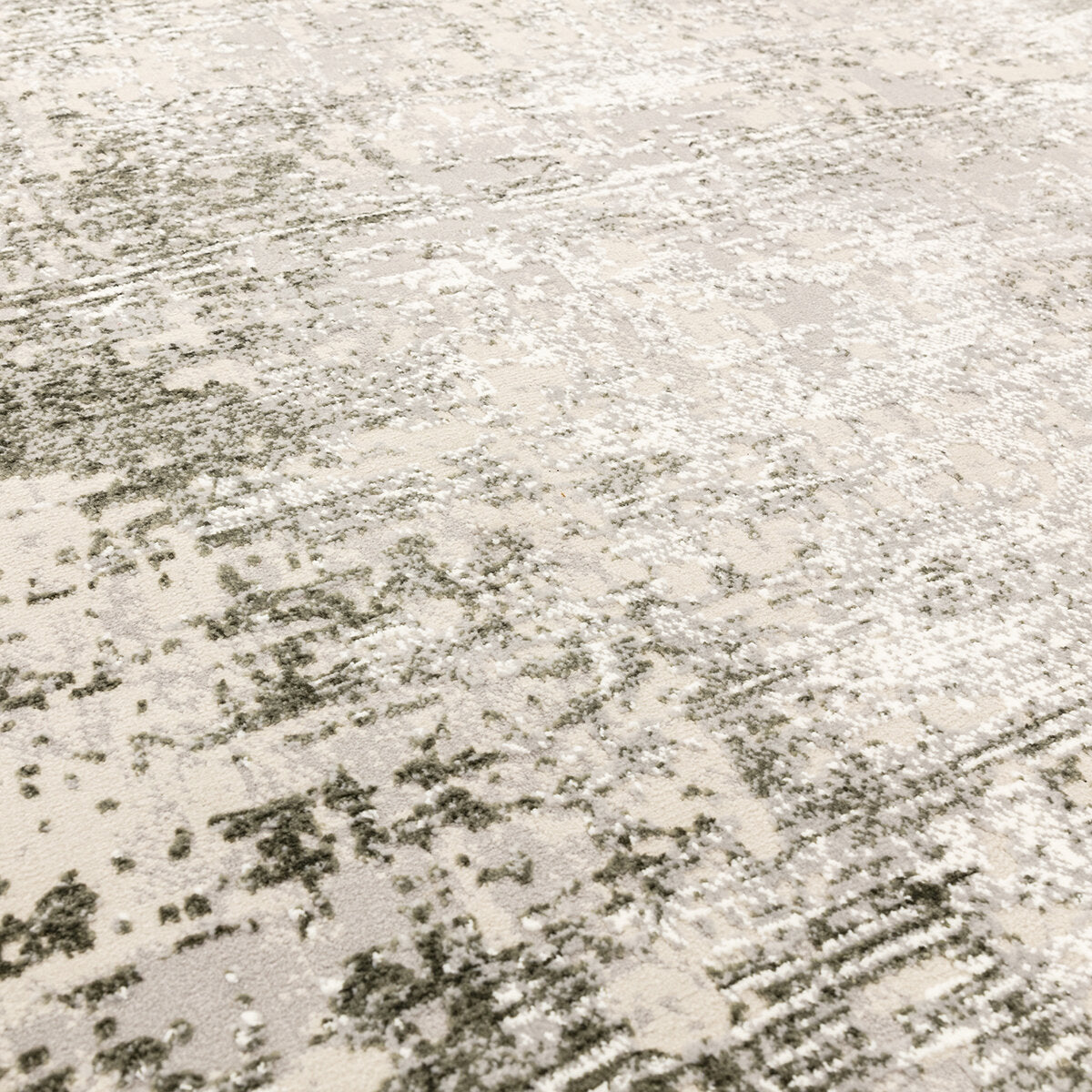 Asiatic Kuza border green rug 200x290 cm, imported from the UK