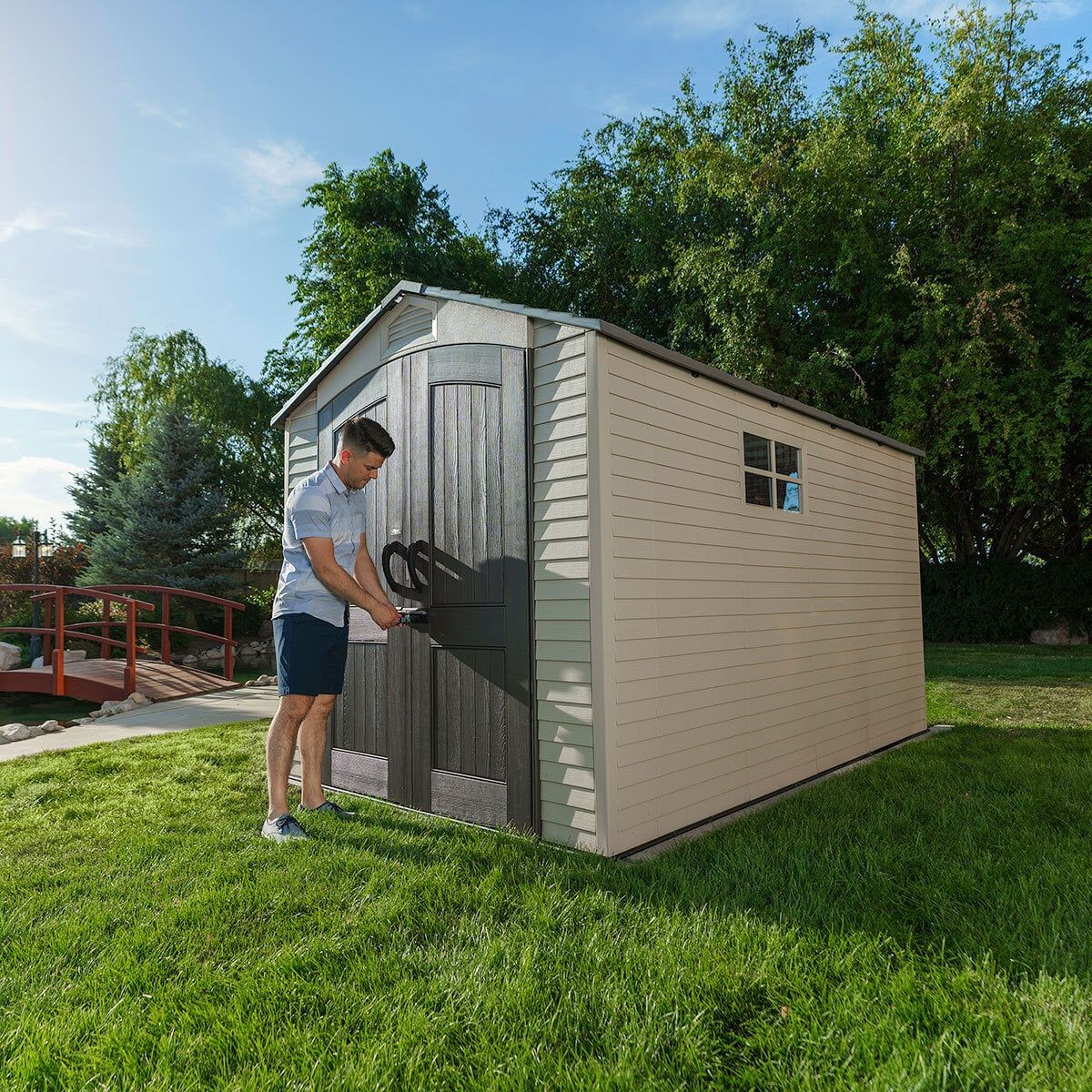 Lifetime 7ft x 12ft (2.1 x 3.6m) Storage Shed - Model 60282 GOODS Costco UK