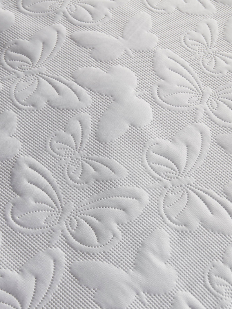 Serene White Butterfly Garden duvet cover set (British brand)