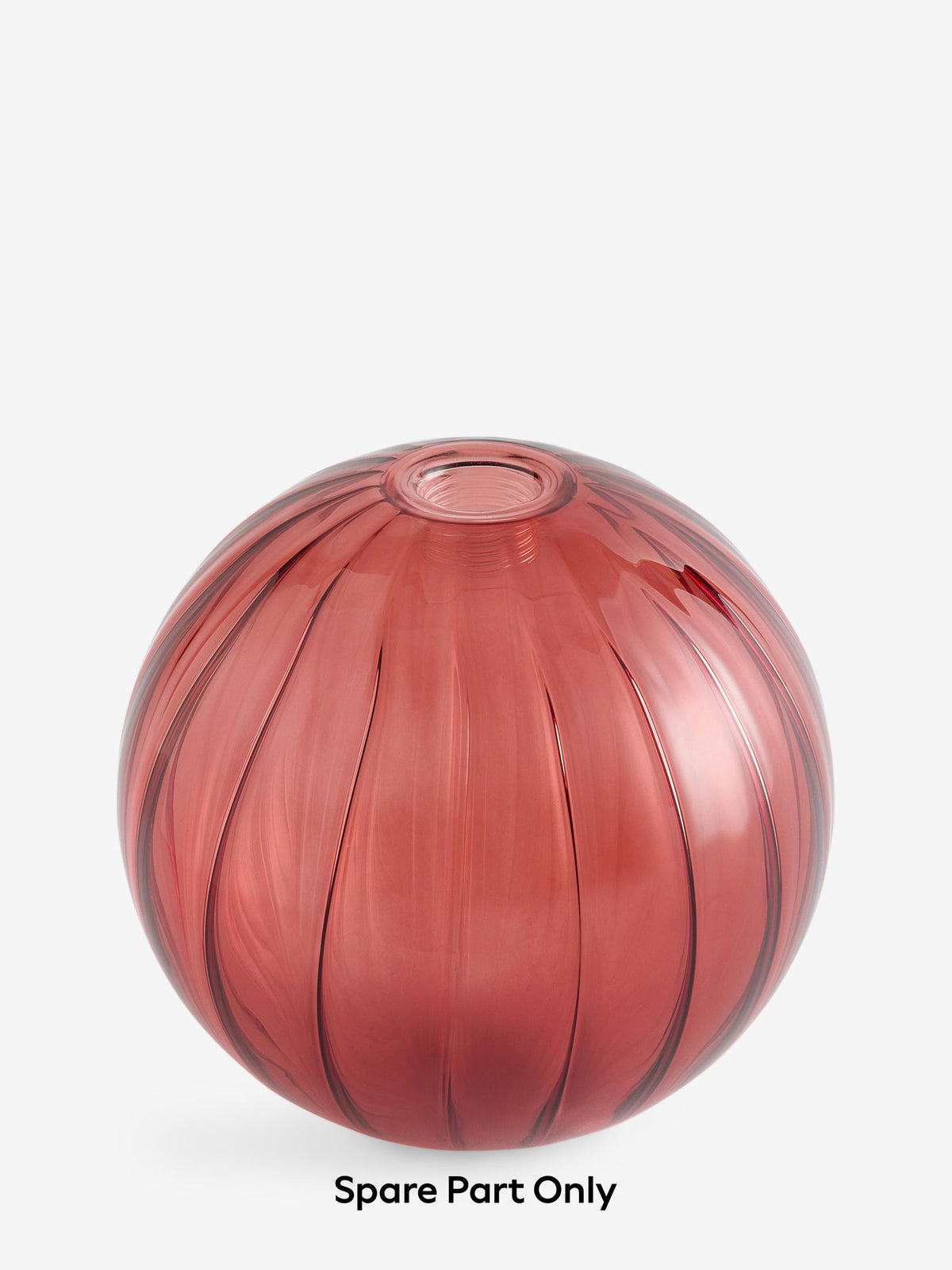 Pink Hampton glass cluster spare part for Aria flush fitting (British brand)