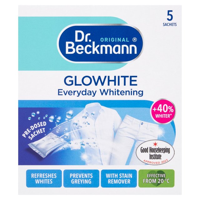 Dr. Beckmann Glowhite Intensive Whitener Powder   5 x 40g GOODS M&S   