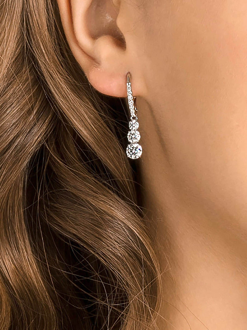 Swarovski Stilla Attract hoop earrings (British brand)