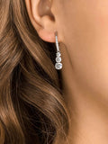 Swarovski Stilla Attract hoop earrings (British brand)