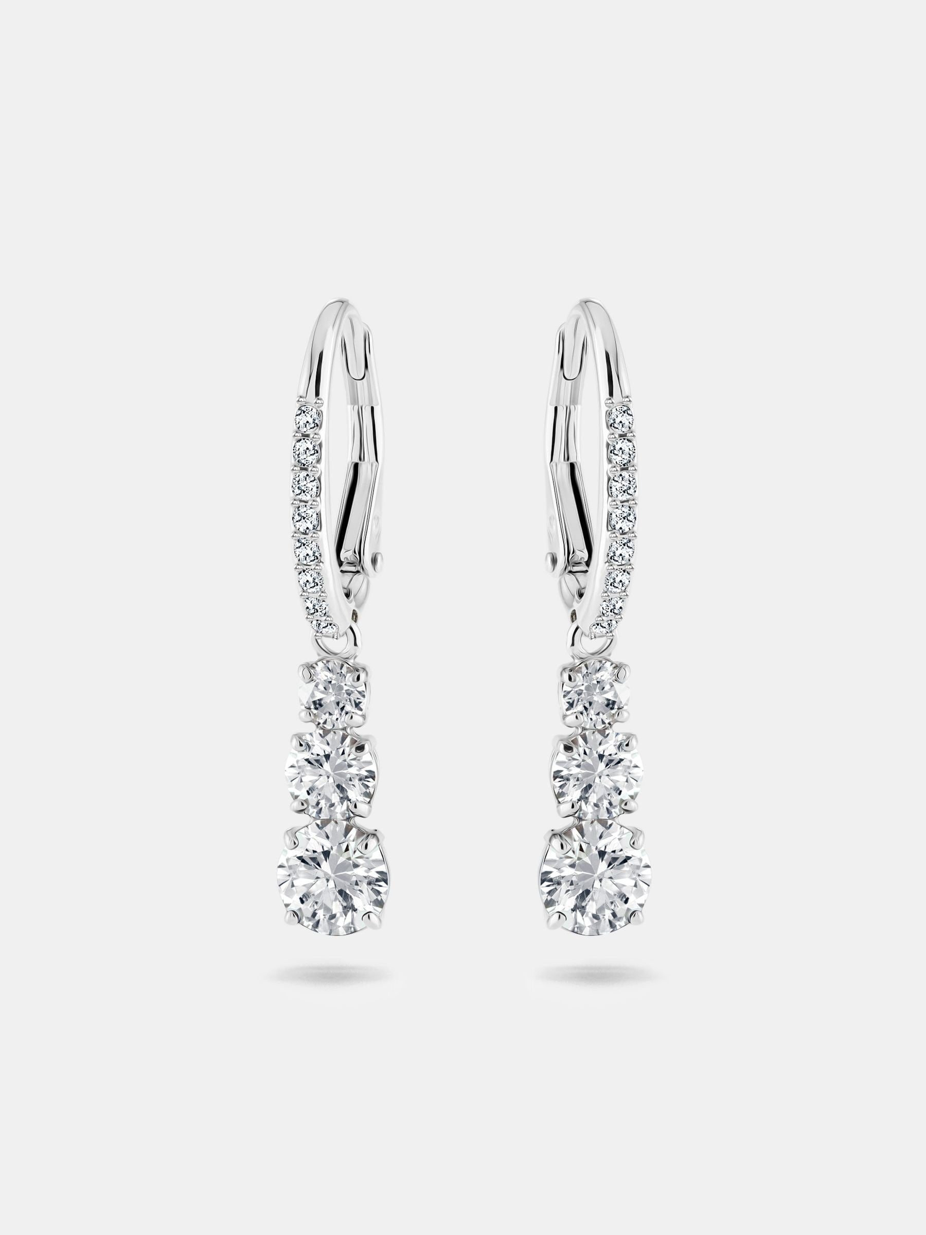 Swarovski Stilla Attract hoop earrings (British brand)