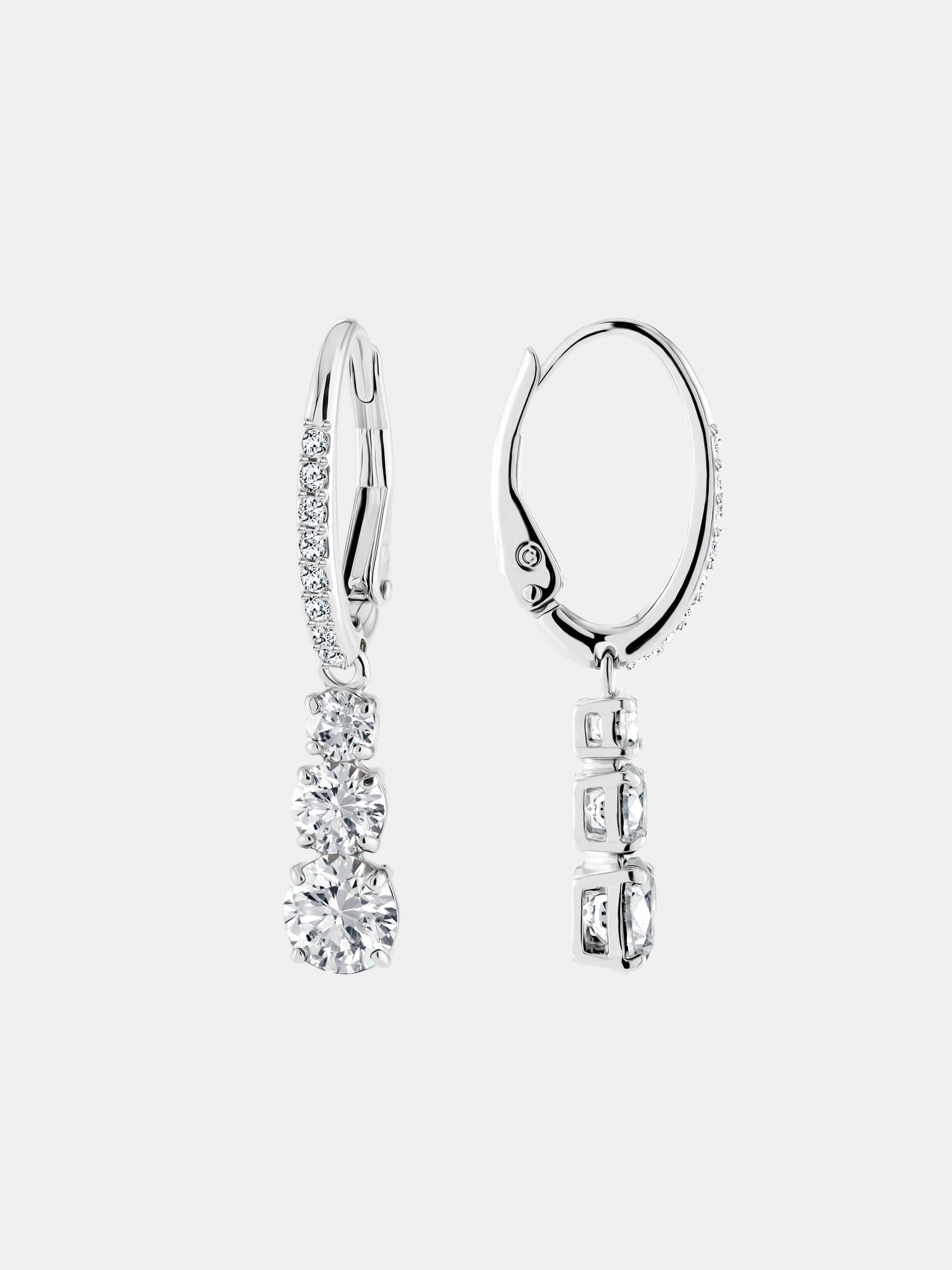 Swarovski Stilla Attract hoop earrings (British brand)