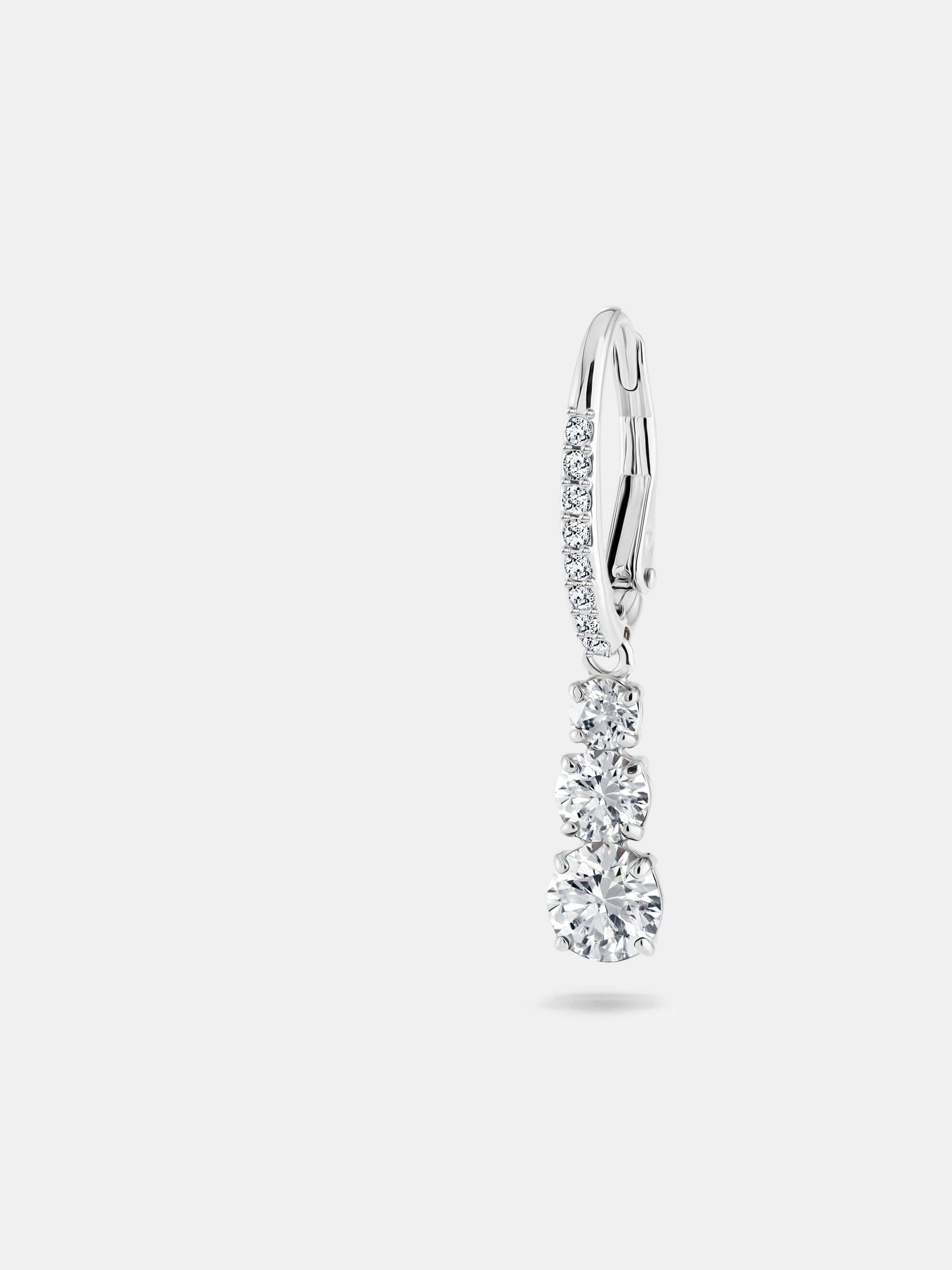 Swarovski Stilla Attract hoop earrings (British brand)