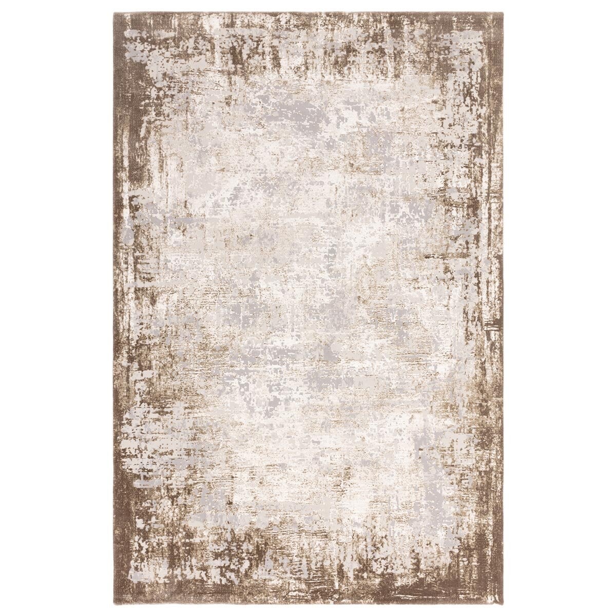 Asiatic Kuza border beige rug in two sizes - British product