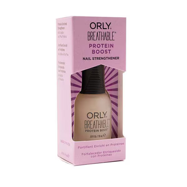 Orly Breathable Protein Boost Nail Strengthener 18ml, imported from the UK