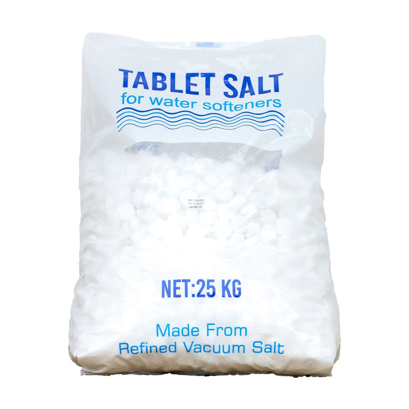 Q Salt water softener tablets 25kg, imported from the UK