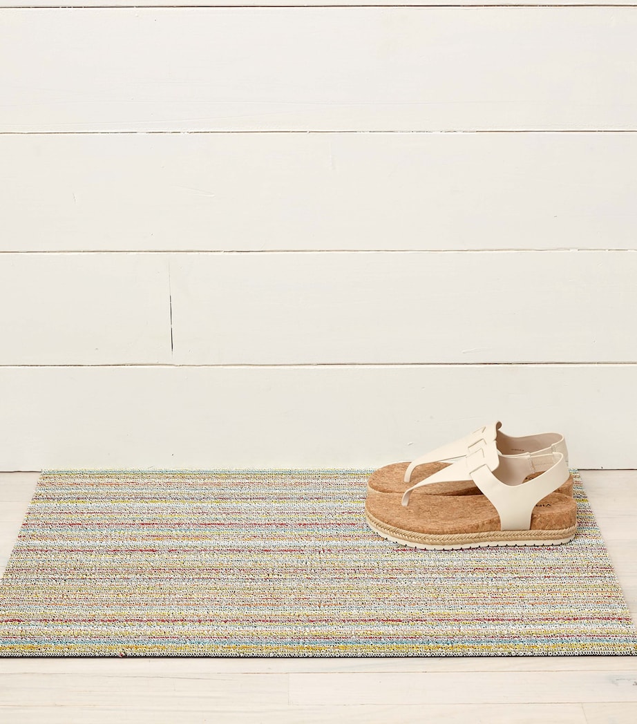 Chilewich Skinny Stripe Shag Doormat 46cm x 71cm - British product