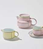 GINORI 1735 Giallo yellow porcelain milk jug with 300ml capacity, UK version