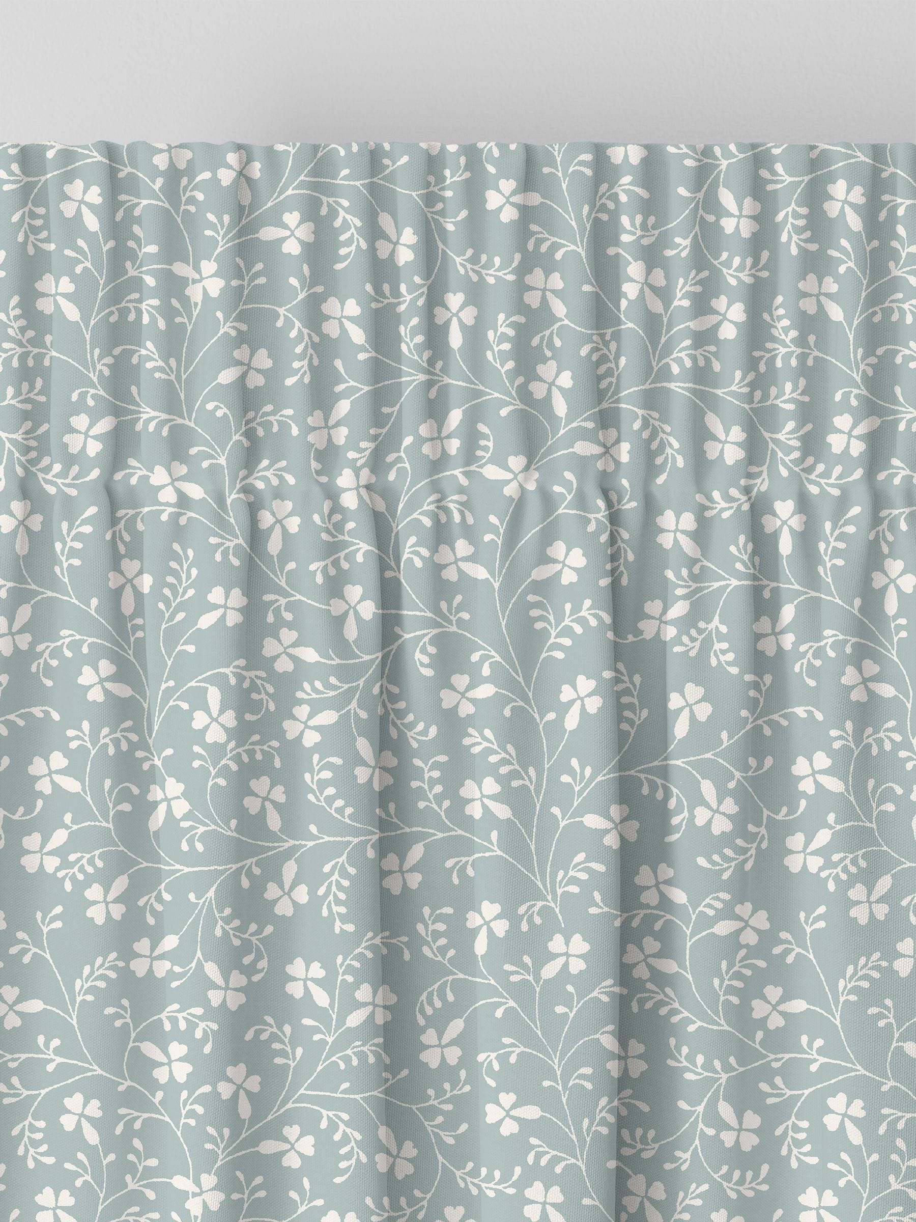 ستائر Laura Ashley duck egg campion مفصلة حسب المقاس - منتج بريطاني