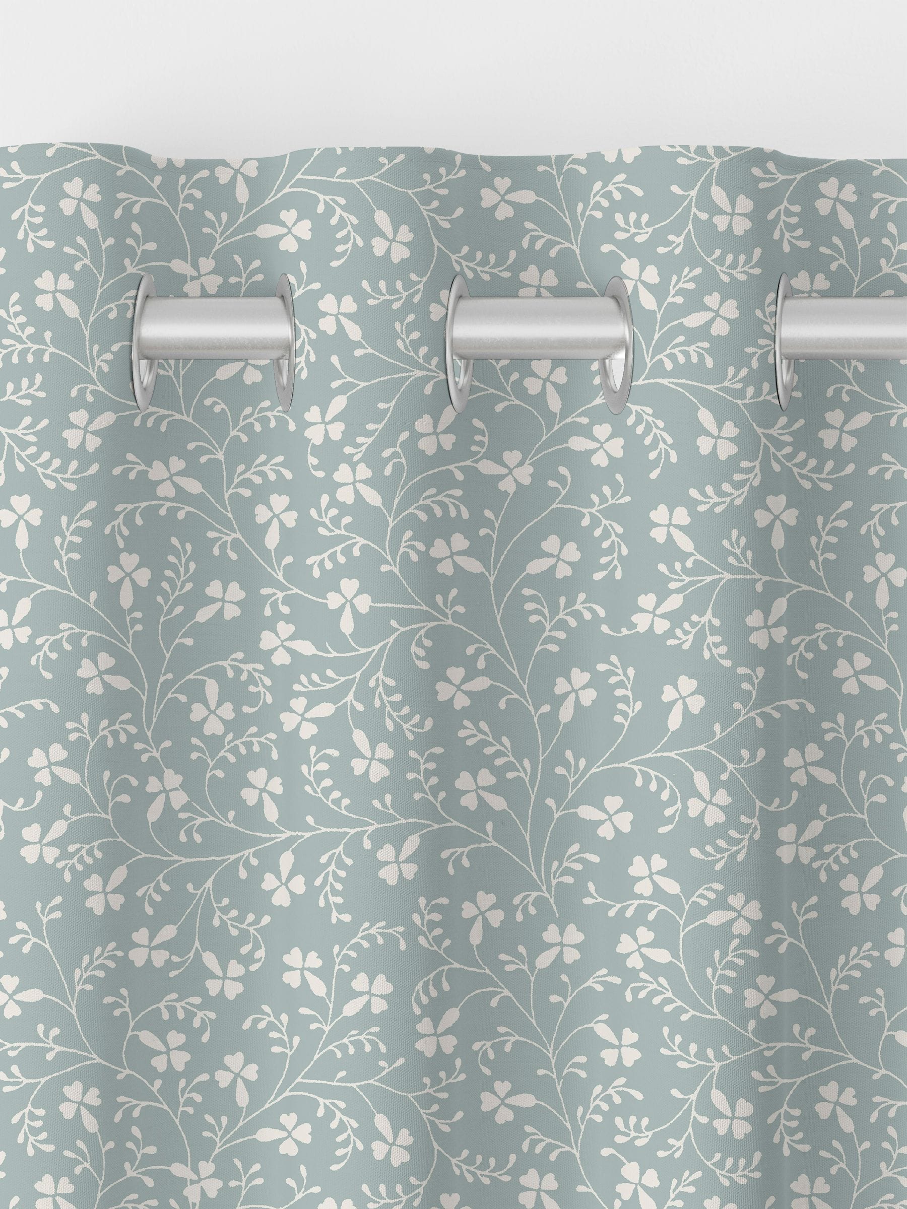 ستائر Laura Ashley duck egg campion مفصلة حسب المقاس - منتج بريطاني