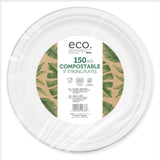 Jena Eco Compostable Strong Plates, 150 Pack GOODS Costco UK