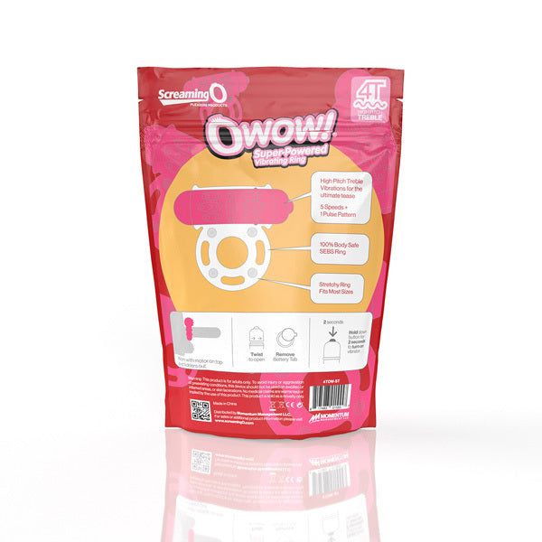 Screaming O 4T OWow vibrator Strawberry - British product