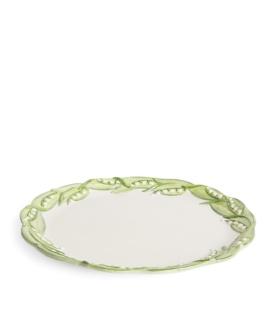 Les Ottomans Lilly of the Valley charger plate 32cm, UK version