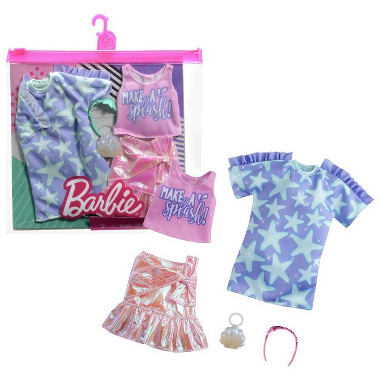 Barbie doll outfit pack assortment (British brand)