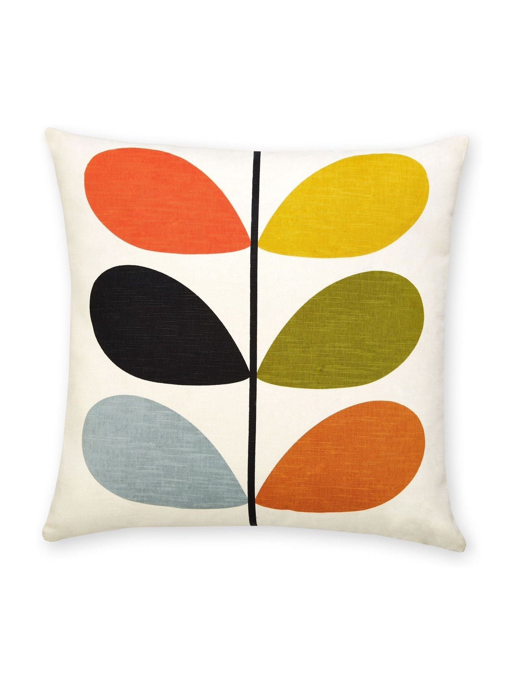 Orla Kiely stem cushion 100% cotton reversible, UK version