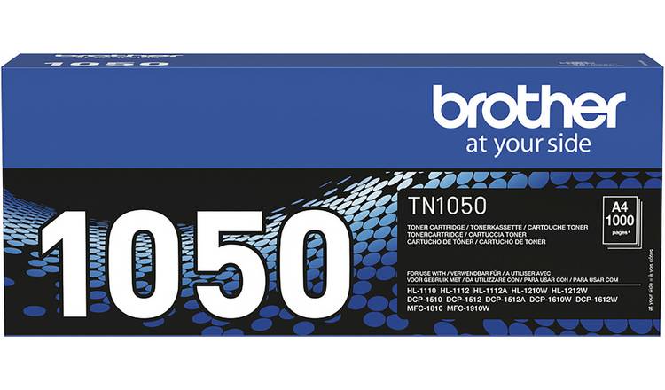Brother TN1050 black toner cartridge standard-size - British product