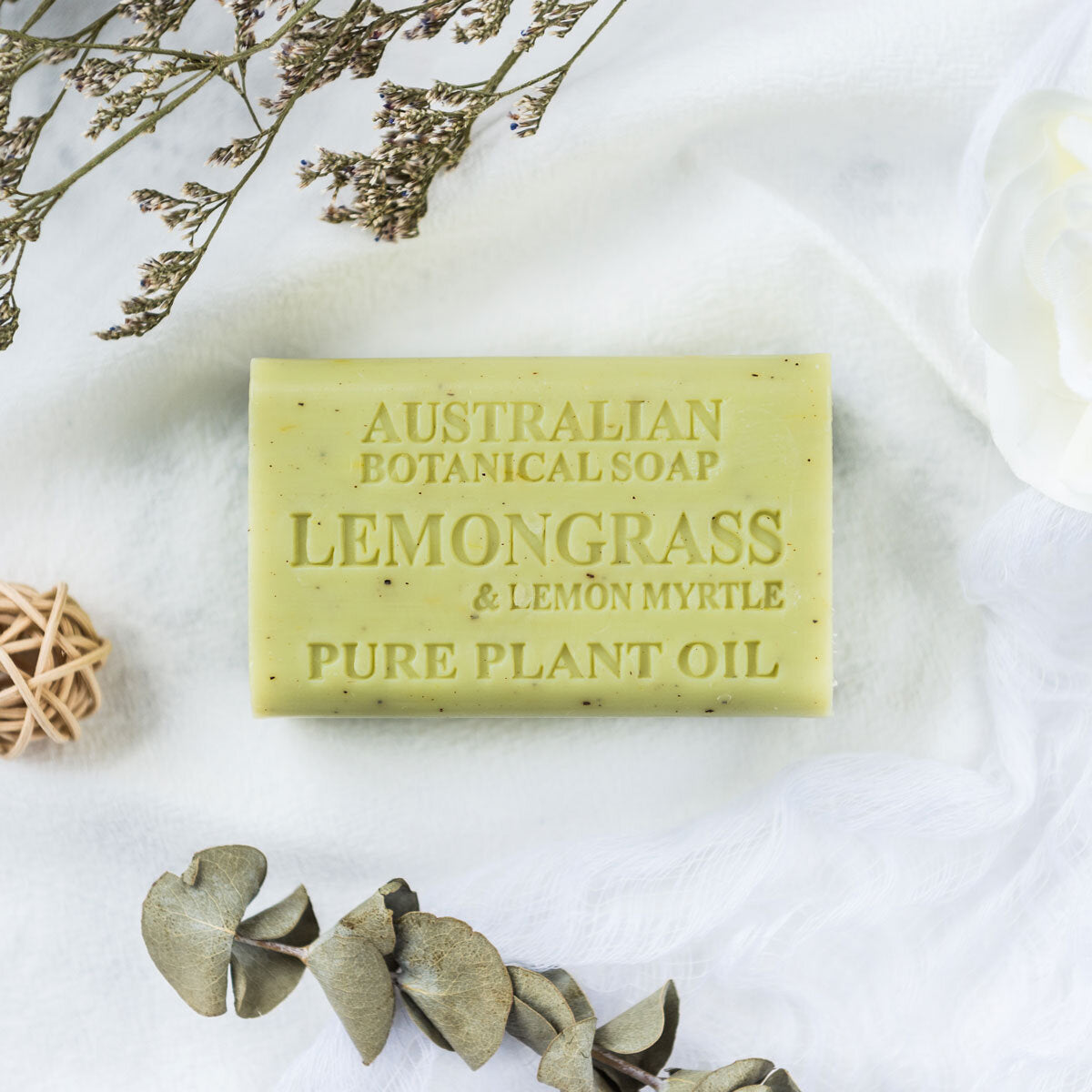 Australian Botanical Soap Lemongrass & Lemon Myrtle 8 pack - British product
