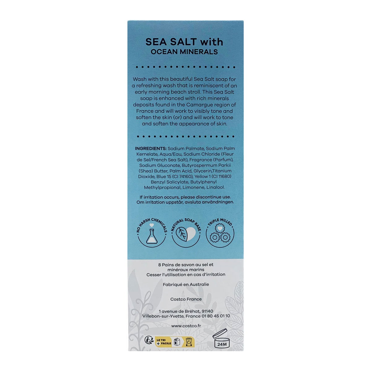 Australian Botanical Soap bar 8 pack in 4 varieties - British product