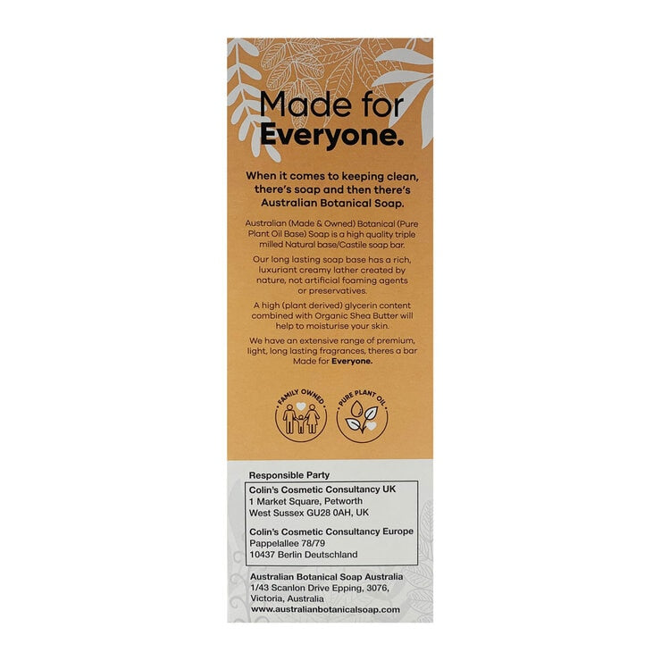 Australian Botanical Soap Bar 8 Pack - British product