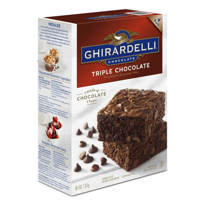 Costco UK Ghirardelli Triple Chocolate Brownie Mix 4 Batches - اشترِ عبر الإنترنت من McGrocer