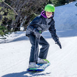 Sno-Storm 48 inch foam snowboard sled with tow rope, imported from the UK