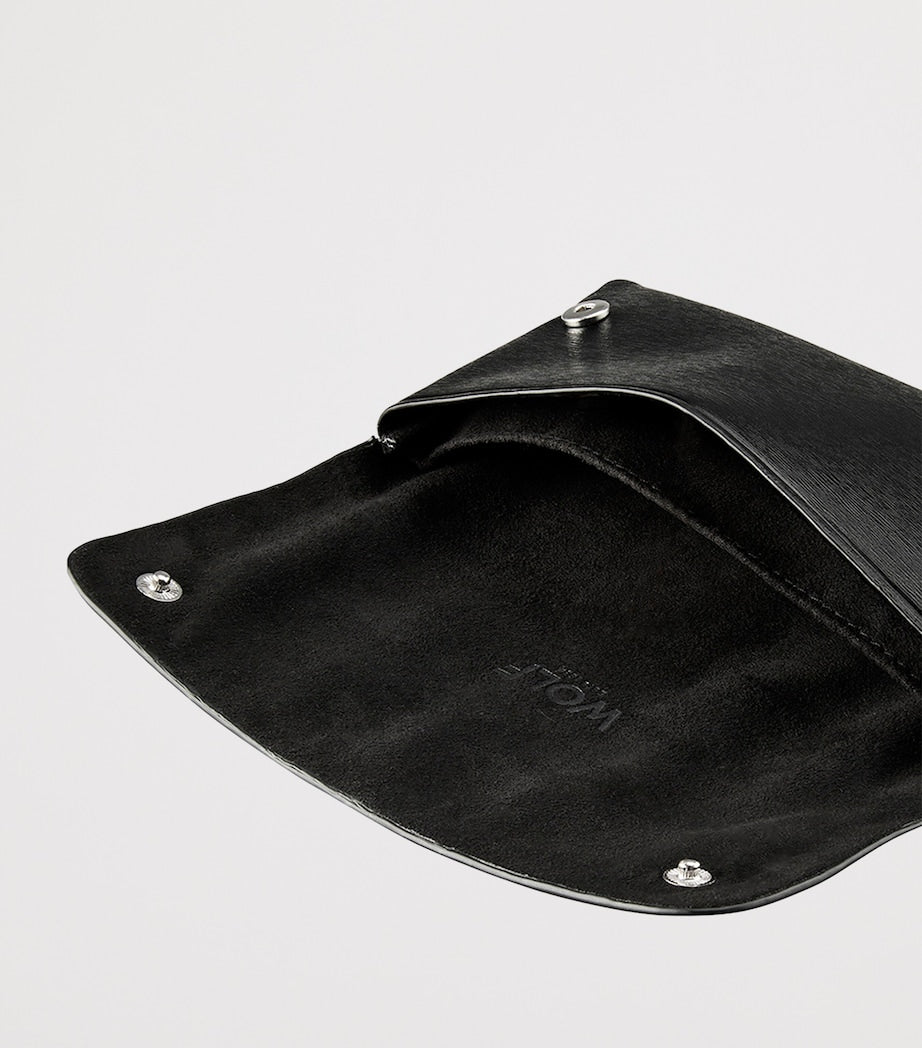 WOLF Philipp double watch wrap travel case (British brand)