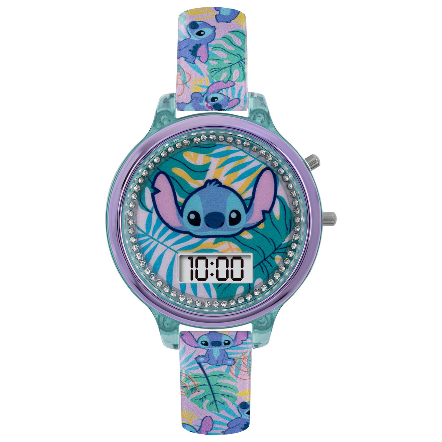 Disney Stitch digital watch and bracelet set, UK version