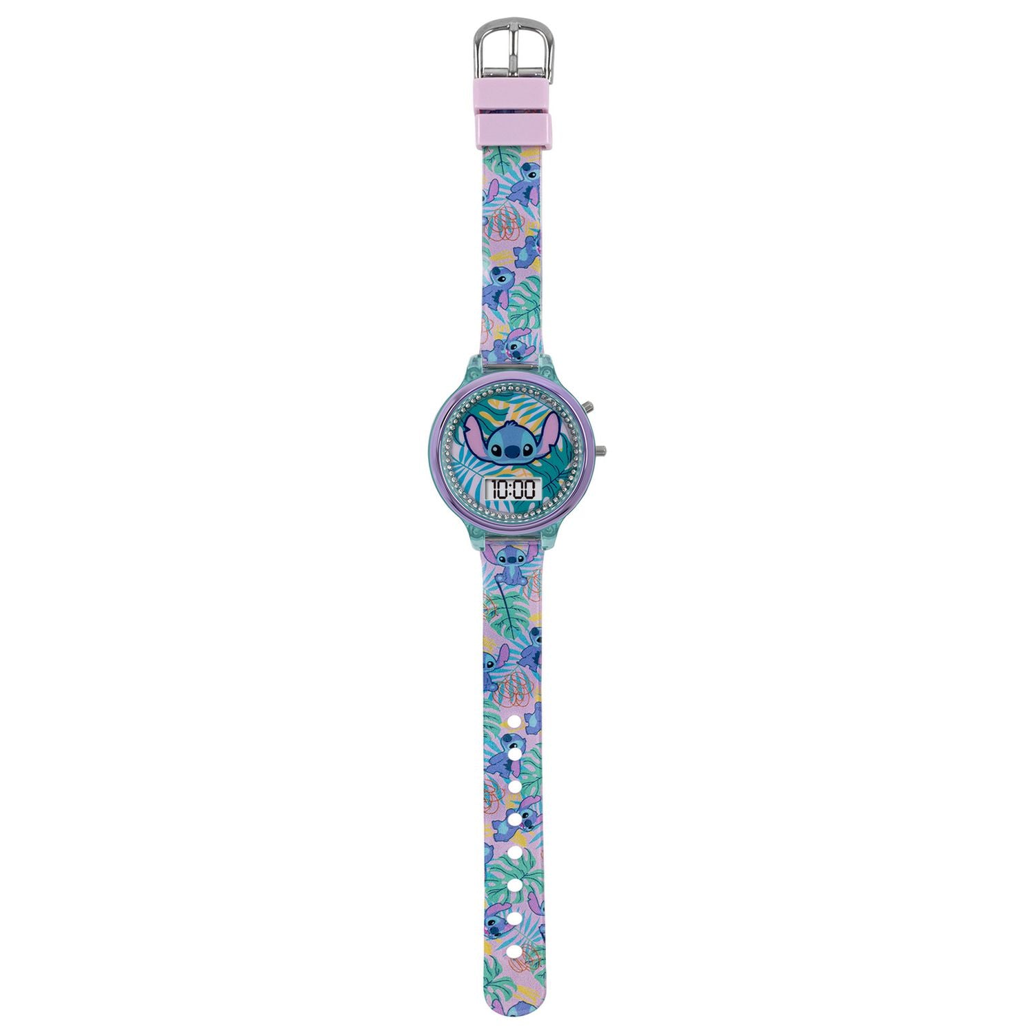 Disney Stitch digital watch and bracelet set, UK version