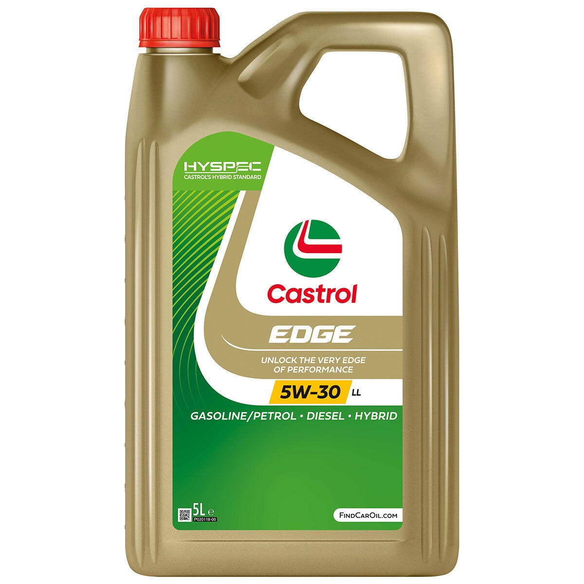 Castrol Edge 5W-30 LL car engine oil 5 litres - British product