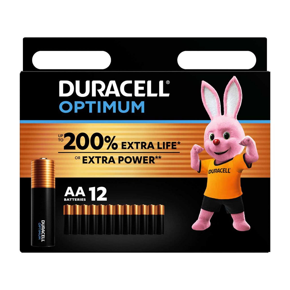 Duracell Optimum AA batteries 12s GOODS Boots   