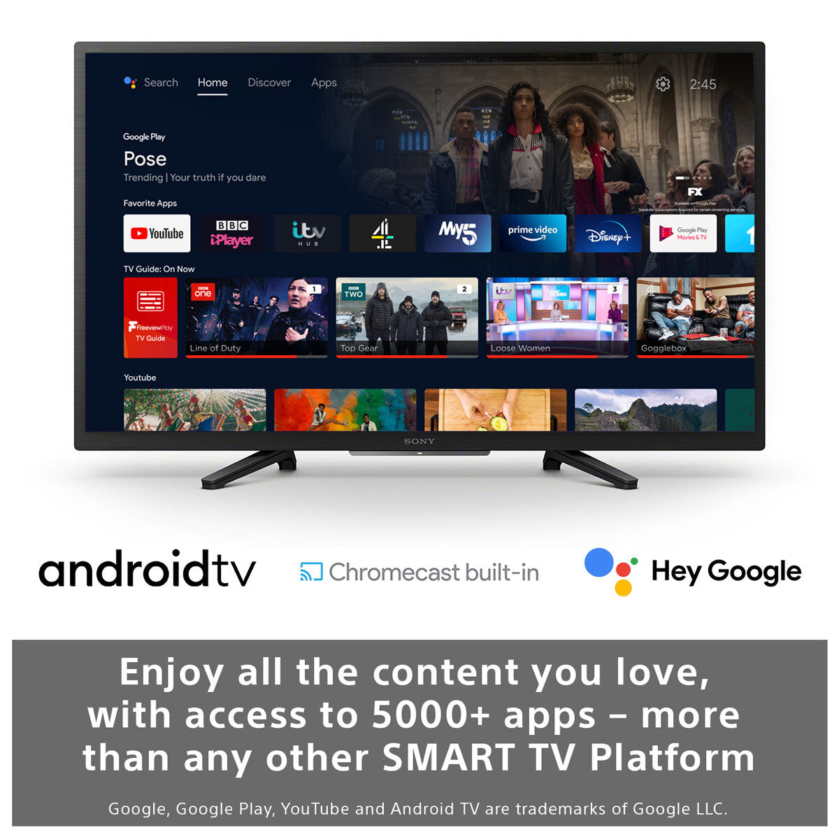 Sony KD32W800P1U 32 Inch HD Ready Smart Android TV GOODS Costco UK