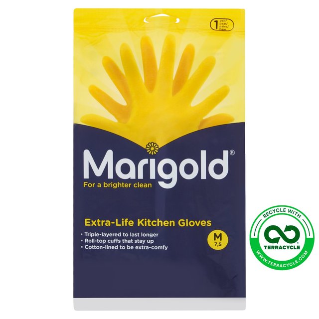 Marigold Extra Life Kitchen Gloves Medium   1pair GOODS M&S   