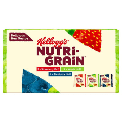 Costco UK Kelloggs Nutri-Grain Mixed Fruity Breakfast Bars 42 Pack- Buy online at McGrocer