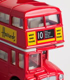 Harrods double decker bus model 8.5cm x 5.5cm x 4.5cm - British product
