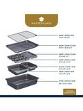 MasterClass 7-piece stacking bakeware set, UK version